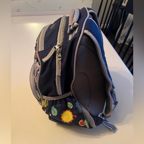 Pottery Barn Navy Solar System Large Backpack, Lunchbox, Pouch, & Bottle Bundle - Picture 11 of 16